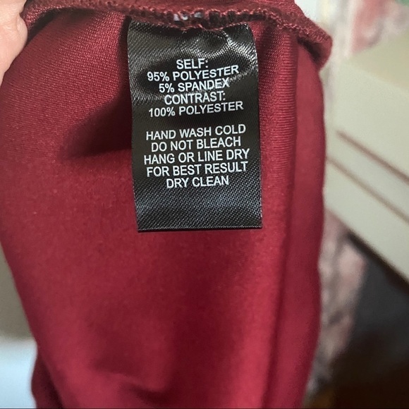 NWT Lulus Rayleigh Burgundy Lace Halter Dress - Picture 5 of 8